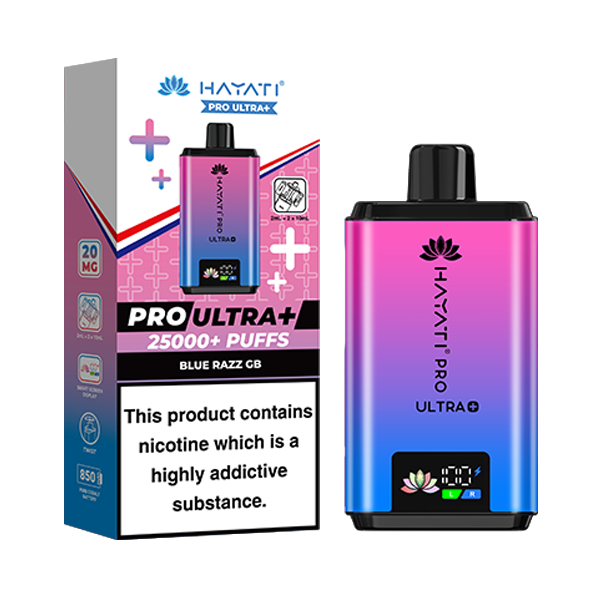 Hayati Pro Ultra Plus 25k Prefilled Pod Kit - Blue Razz GB