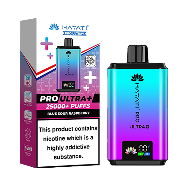 Hayati Pro Ultra Plus 25k Prefilled Pod Kit - Blue Sour Raspberry