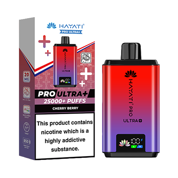 Hayati Pro Ultra Plus 25k Prefilled Pod Kit - Cherry Berry