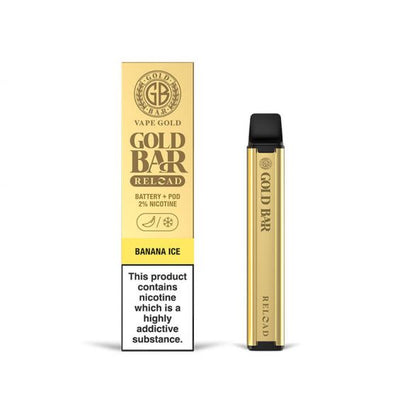 Gold Bar Reload Prefilled Pod Kit - Banana Ice