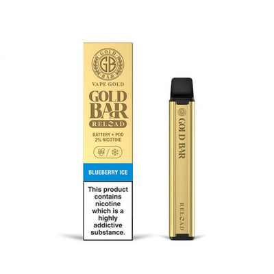 Gold Bar Reload Prefilled Pod Kit - Blueberry Ice