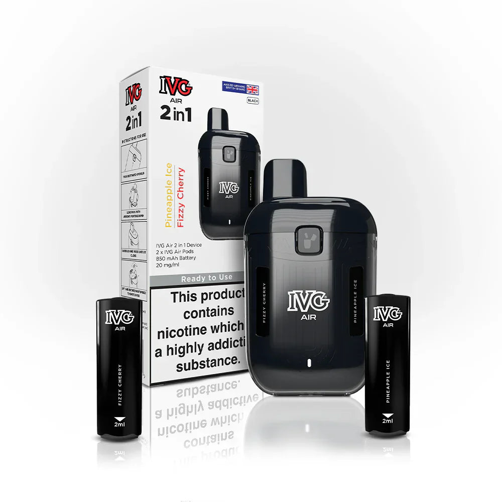 IVG Air 2-in-1 Prefilled Pod Kit - Black