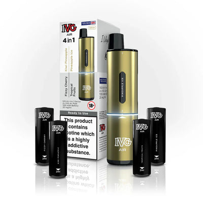 IVG 2400 4-in-1 Prefilled Pod Kit - Gold Edition