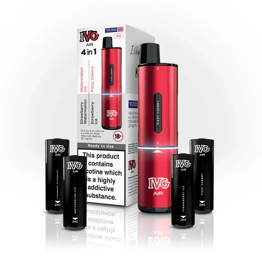 IVG 2400 4-in-1 Prefilled Pod Kit - Red Edition