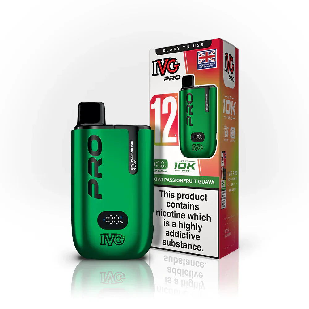 IVG Pro 12 Prefilled Pod Kit Flavours