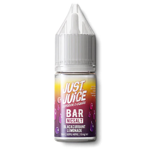 Just Juice Nic Salts – Bar Range