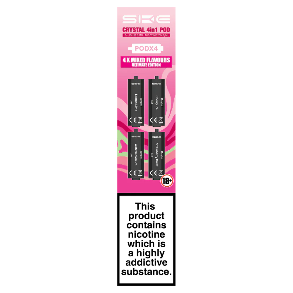 SKE Crystal 4 in 1 Prefilled Pods