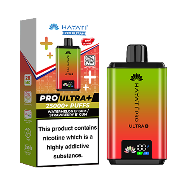 Hayati Pro Ultra Plus 25k Prefilled Pod Kit Flavours