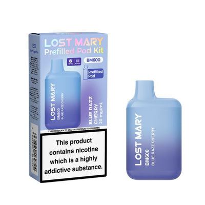 Lost Mary BM600 Prefilled Pod Kit - Blue Razz Cherry