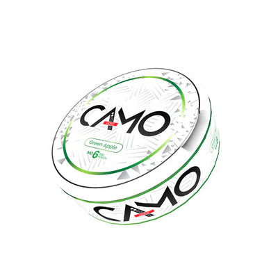 Green Apple Camo Nic Pouches