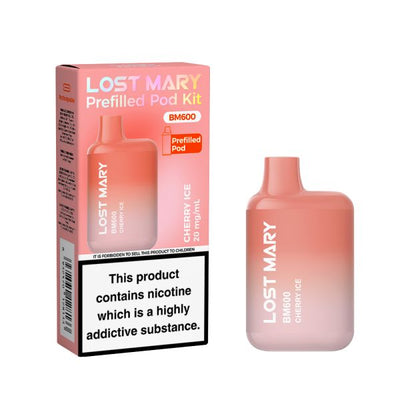 Lost Mary BM600 Prefilled Pod Kit - Cherry Ice
