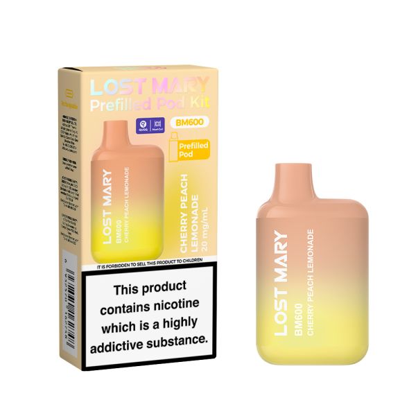 Lost Mary BM600 Prefilled Pod Kit - Cherry Peach Lemonade