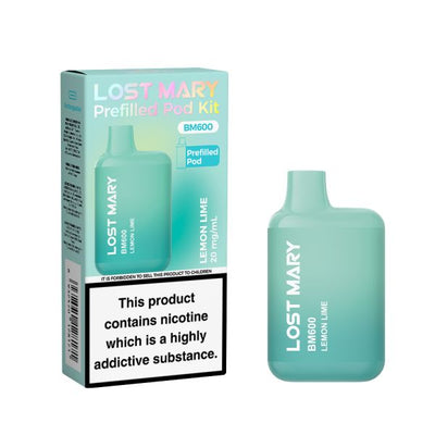 Lost Mary BM600 Prefilled Pod Kit - Lemon Lime