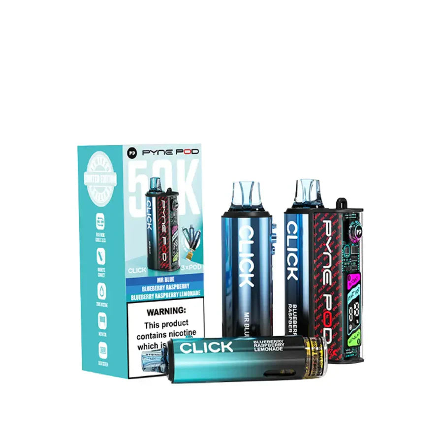 Pyne Click 50K Prefilled Pod Kit Flavours