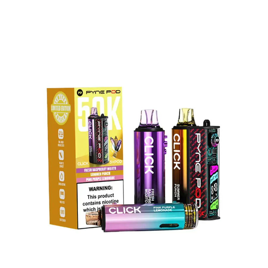 Pyne Click 50K Prefilled Pod Kit Flavours
