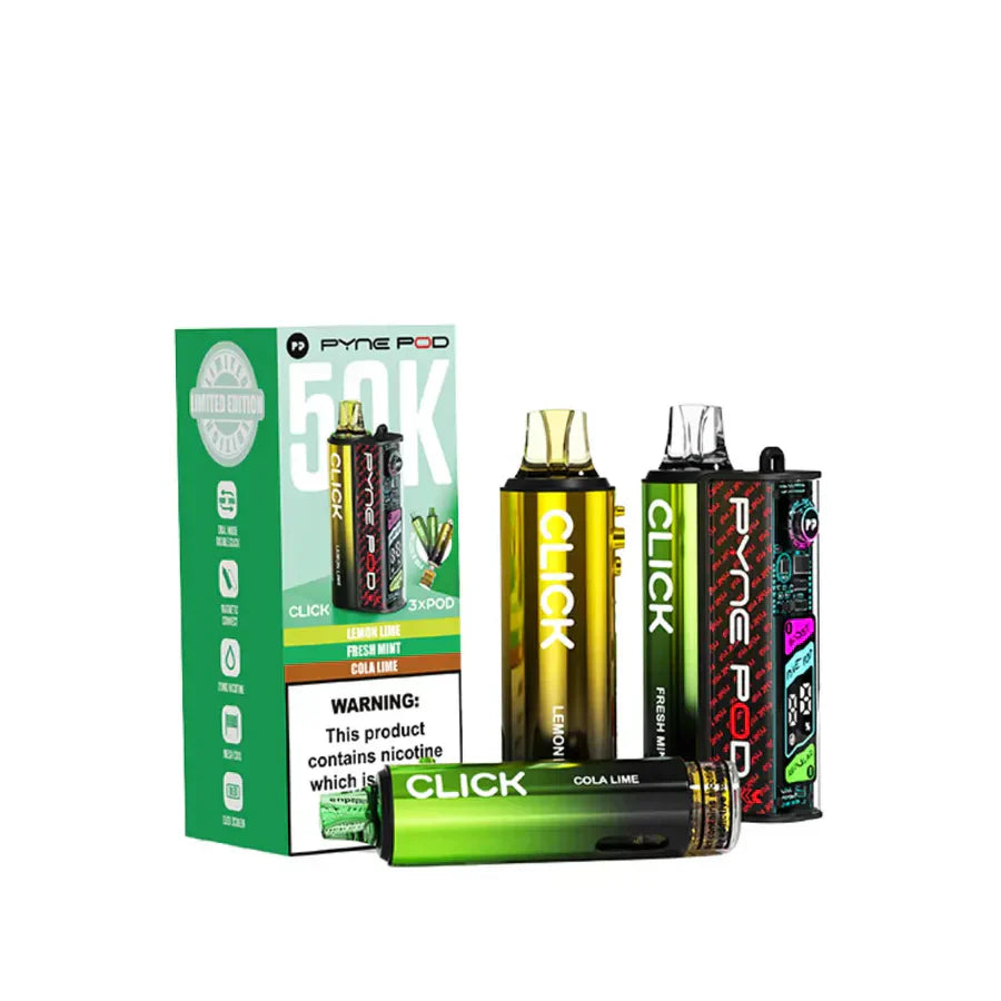 Pyne Click 50K Prefilled Pod Kit Flavours