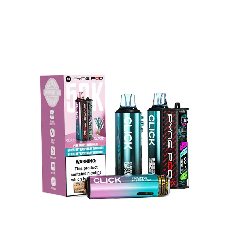 Pyne Click 50K Prefilled Pod Kit Flavours