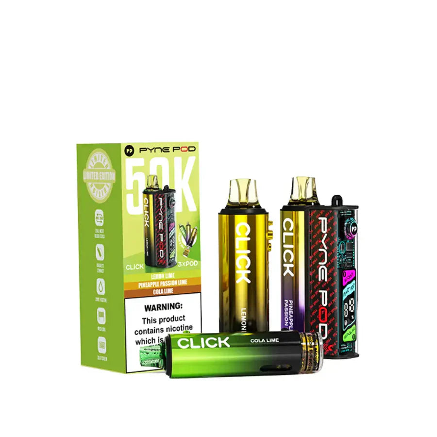 Pyne Click 50K Prefilled Pod Kit Flavours
