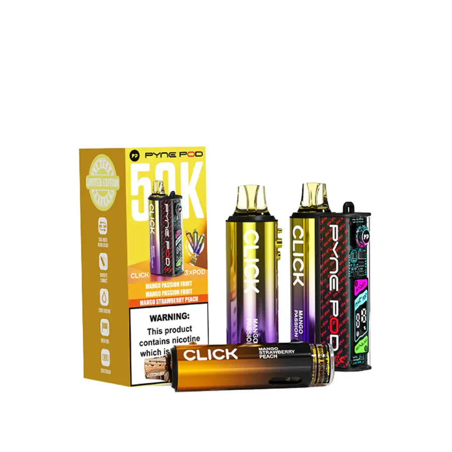Pyne Click 50K Prefilled Pod Kit - Mango Edition