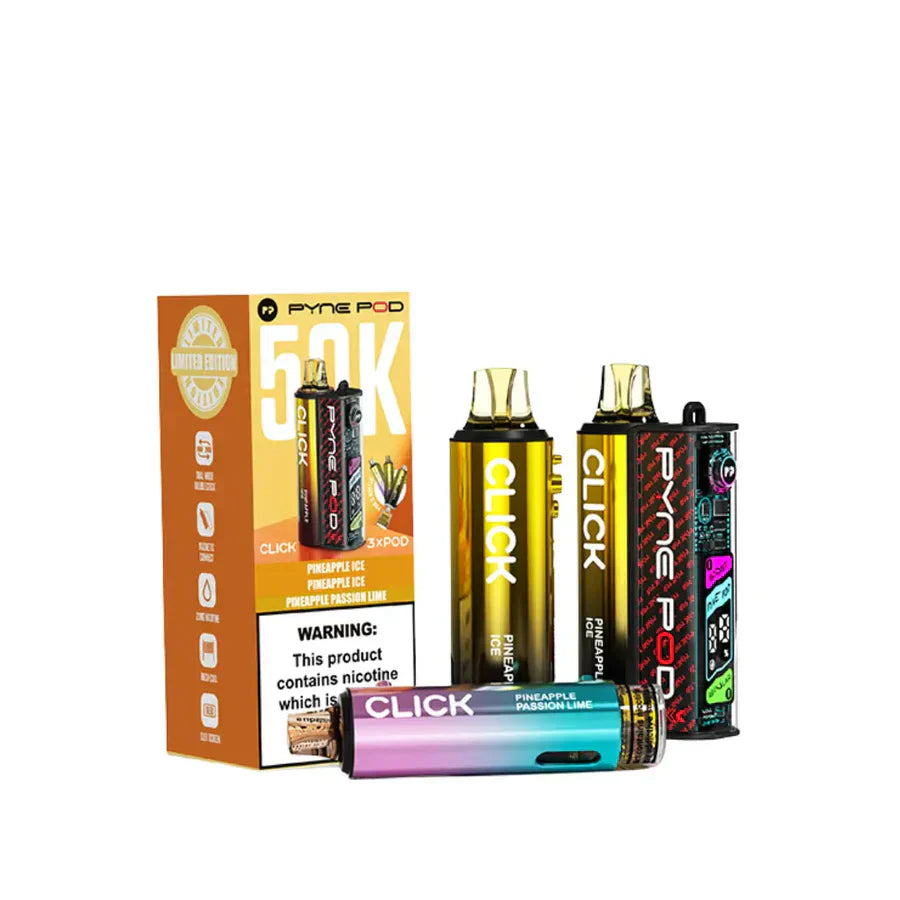 Pyne Click 50K Prefilled Pod Kit Flavours