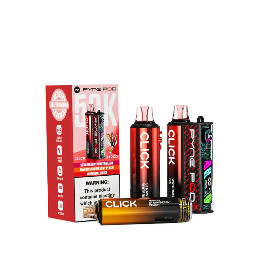 Pyne Click 50K Prefilled Pod Kit - Red Edition