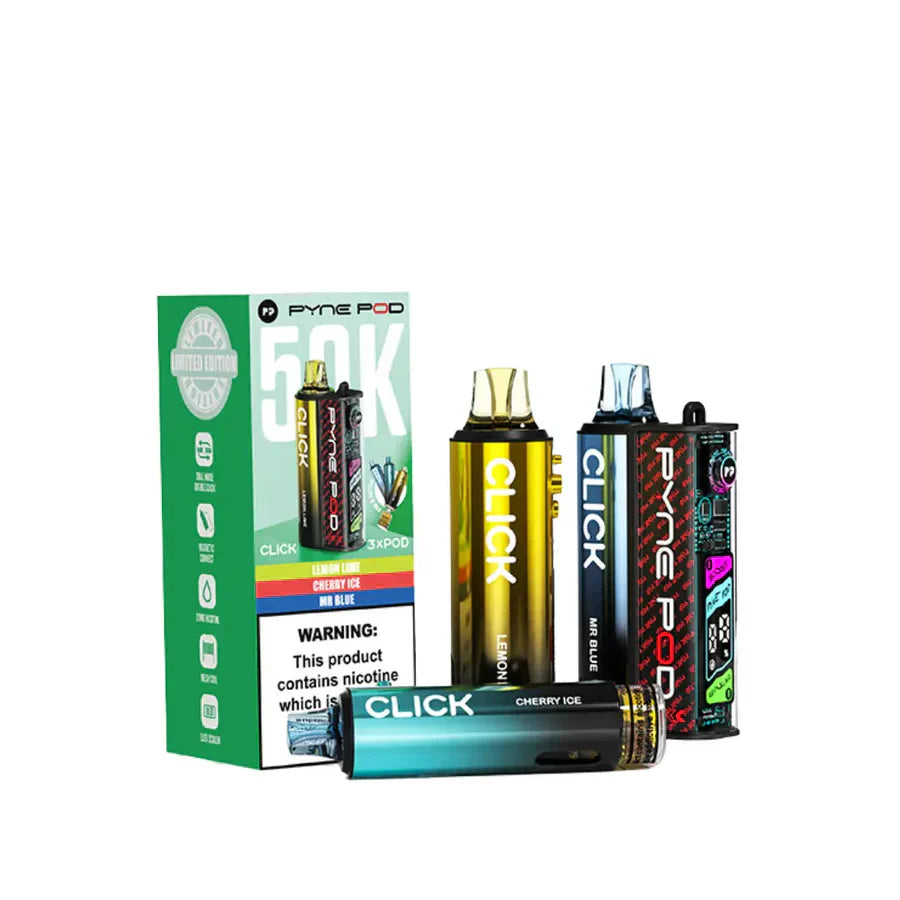 Pyne Click 50K Prefilled Pod Kit Flavours