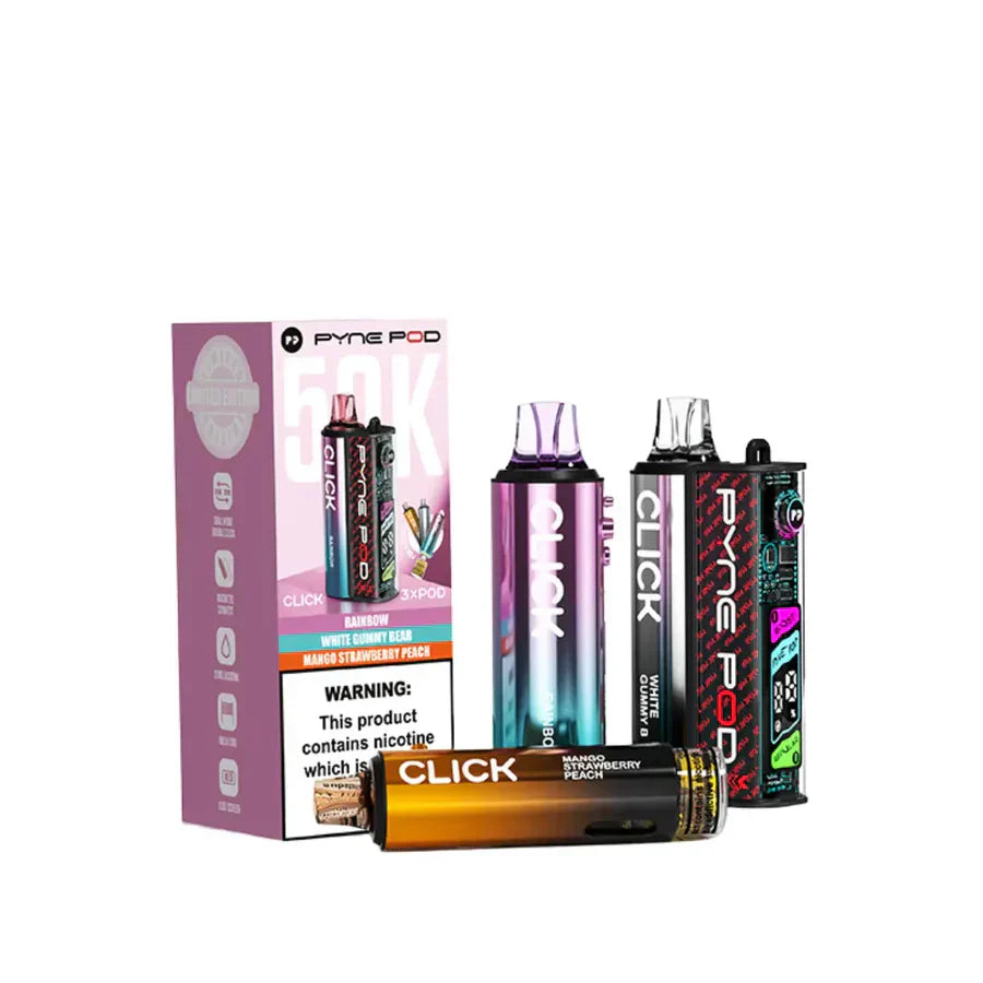 Pyne Click 50K Prefilled Pod Kit Flavours