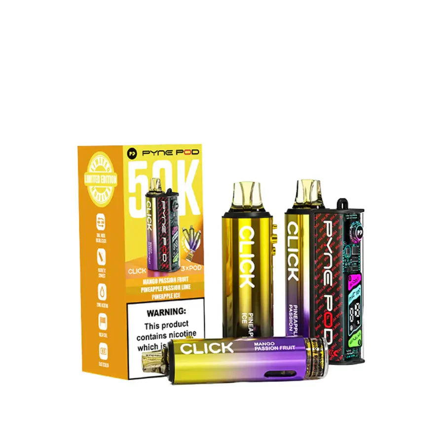 Pyne Click 50K Prefilled Pod Kit Flavours