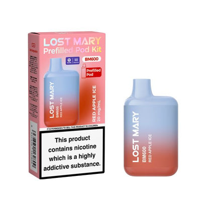 Lost Mary BM600 Prefilled Pod Kit - Red Apple Ice