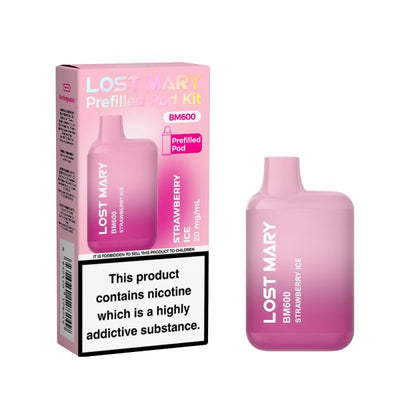 Lost Mary BM600 Prefilled Pod Kit - Strawberry Ice
