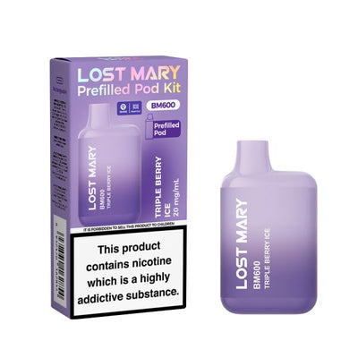 Lost Mary BM600 Prefilled Pod Kit - Triple Berry